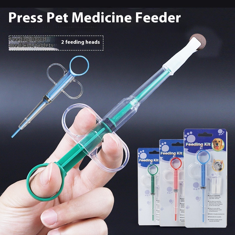 Pet Medicine Feeder Set Cat And Dog Universal Needle Injection Medicine Feeder Syringe Medicine Dispenser Deworming Feeder