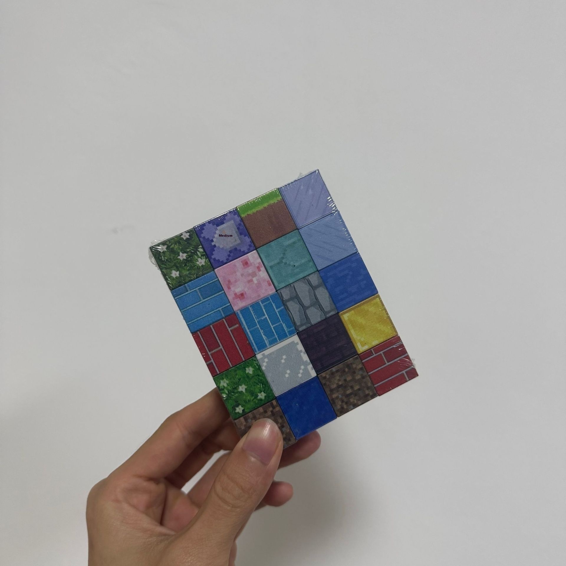 Magnetic Block Building Block Set Magnet Toy Children's Educational Model Gift My World Plastic Packaging Independent Packaging