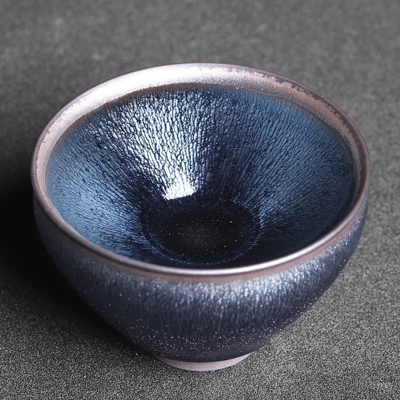 Jianyang Jianzhan Cup,Master Cup,Handmade Iron Rabbit Hair Teacup,Tea Set,Silver Hair Teacup,Large