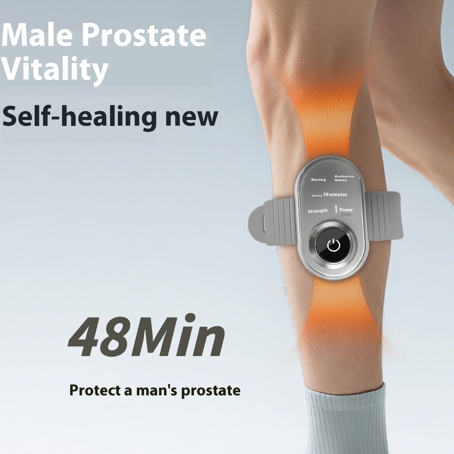 Little Blue Ring Men's Meridian Care Device Prostate Acupoint Massage Personal Care Small Turbo Massager