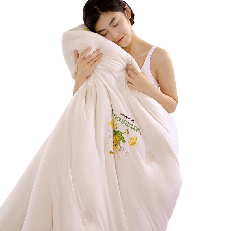 Corn Fiber Quilt Dormitory Single Quilt Warm And Super Soft Quilt Core