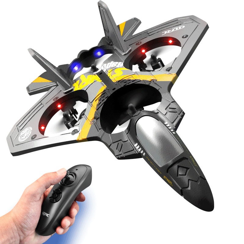 Remote-Controlled Aircraft V17 Fighter Jet Model Glider