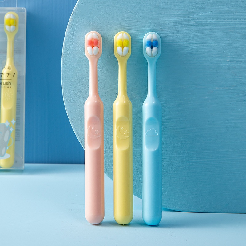 Macaron Candy Color Bundle Of Hair Toothbrush2-8 Years Old2 Pieces Of Soft Hair Baby Children's Toothbrush