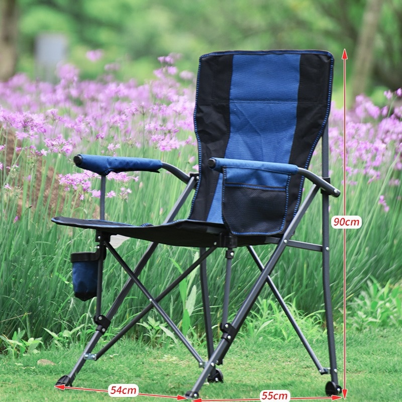 Outdoor Folding Chair Portable Beach Camping Armchair Outdoor Barbecue Home Sketch Director Fishing Chair