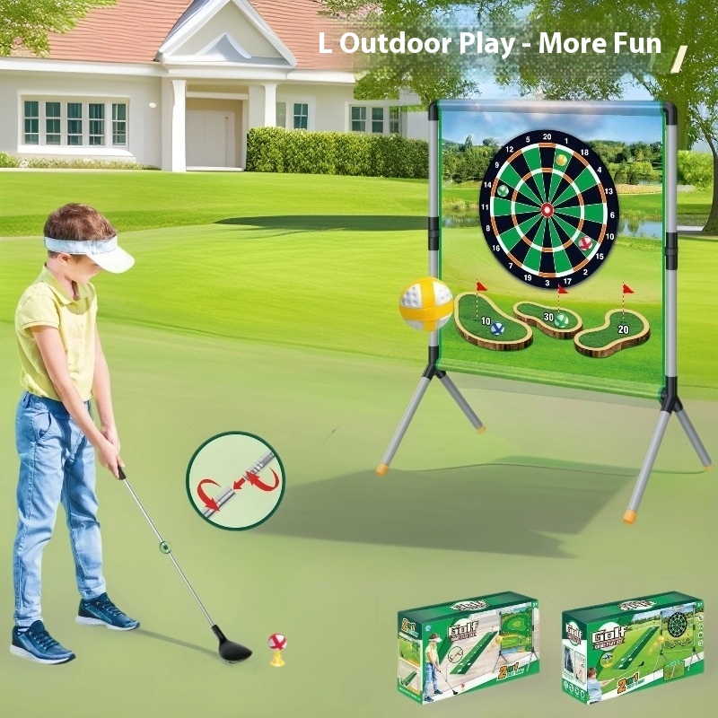 Hot-selling Indoor And Outdoor Golf Suit Target Rack Children Parent-child Interactive Sports Leisure Toys