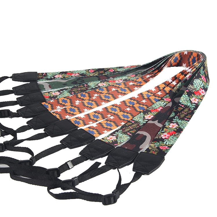 Ethnic Style Digital Printing S L R Camera Lanyard Personalized Mirrorless Digital Camera Strap Shoulder Cross Bag Strap