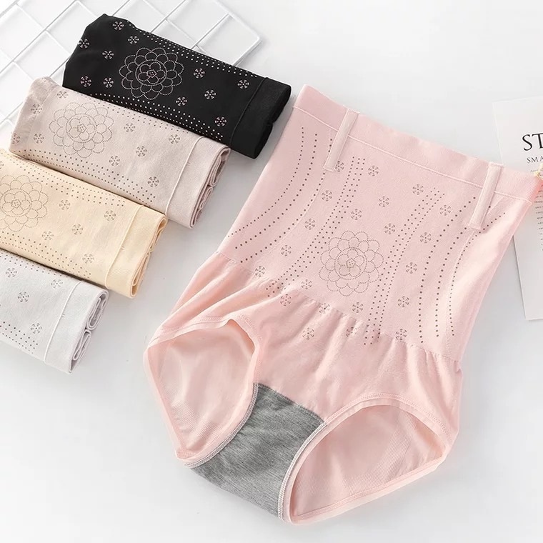 [Single Pack] Manna INNOGO Negative Oxygen Ion High Waist Belly Contracting Underwear Graphene Women's Belly Contracting Pants