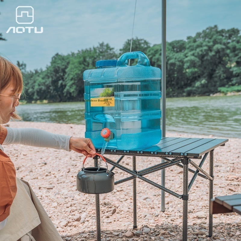 Concave And Convex Outdoor Summer PCCar Bucket Portable With Faucet Plastic Bucket Car Water Bucket