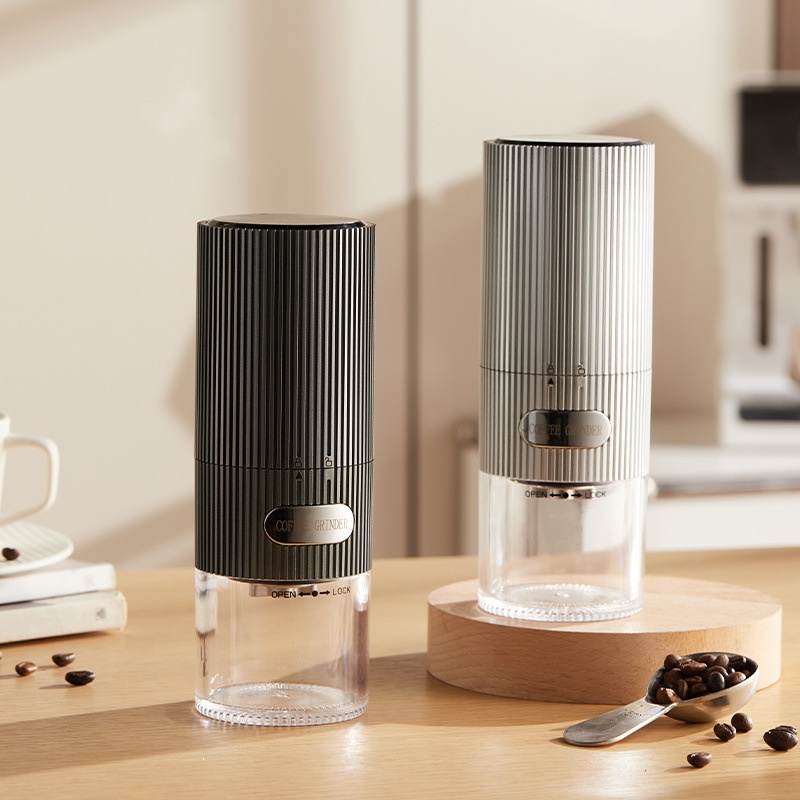 Hand Crank Coffee Machine Electric Bean Grinder Portable Small Coffee Bean Grinder Hand Grinder Coffee Machine Rechargeable Coffee Machine