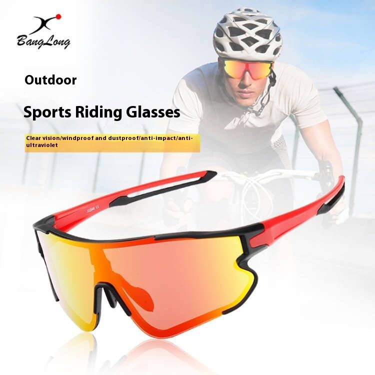 European And American Outdoor Cycling Glasses Bicycle Running Mountaineering Anti-ultraviolet Men And Women Myopia Goggles Windproof Glasses