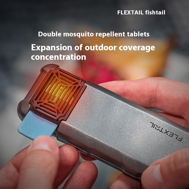 FLEXTAILGEARFishtail Outdoor Mosquito Repellent Portable Electronic Mosquito Repellent Camping Mosquito Repellent Anti-mosquito Artifact