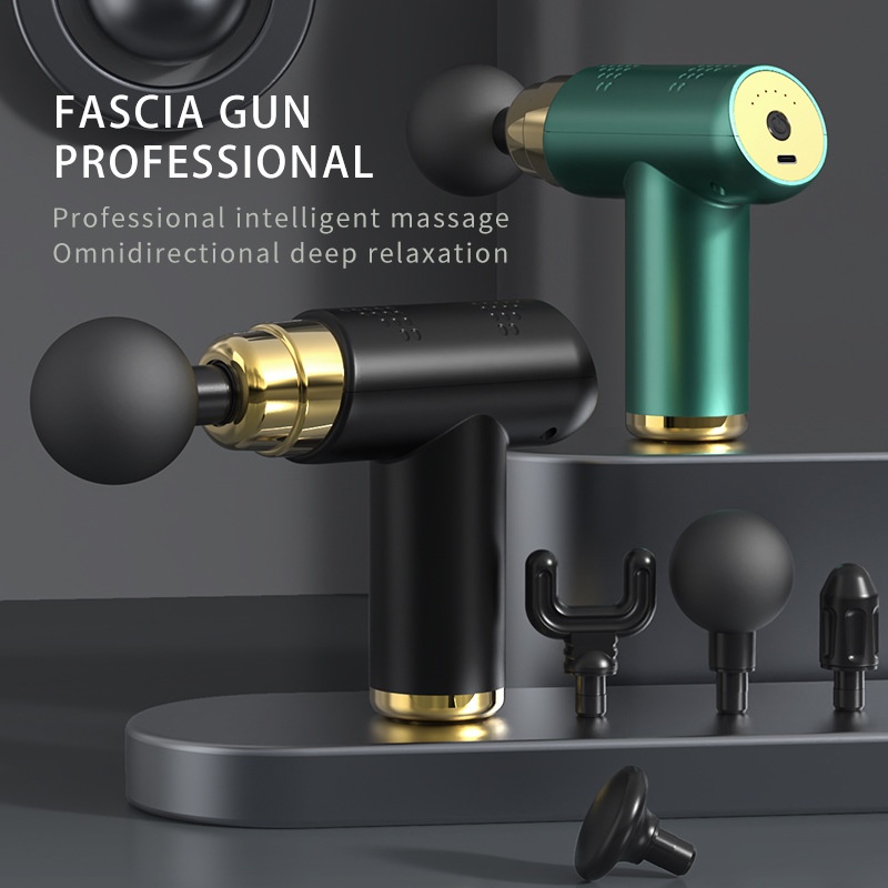 Mini Fascia Gun Home Muscle Relaxation Vibration Impact Gun Portable Electric Fitness Massager Fascia Gun