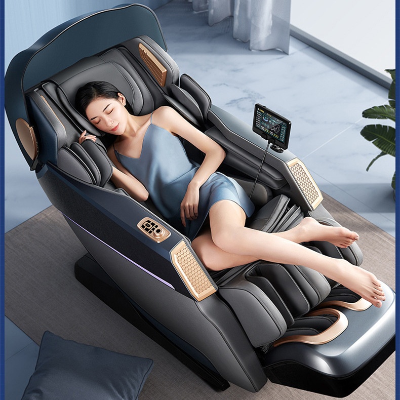 Intelligent Massage Chair With Hood, Space Cabin, Electric Full-body Multi-function Household Full-body Luxury Massage Chair