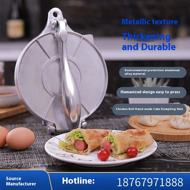 Multifunctional Manual Tortilla Press Turkish Tortilla Press Convenient Dough Pressing Tortilla Shaping Tool