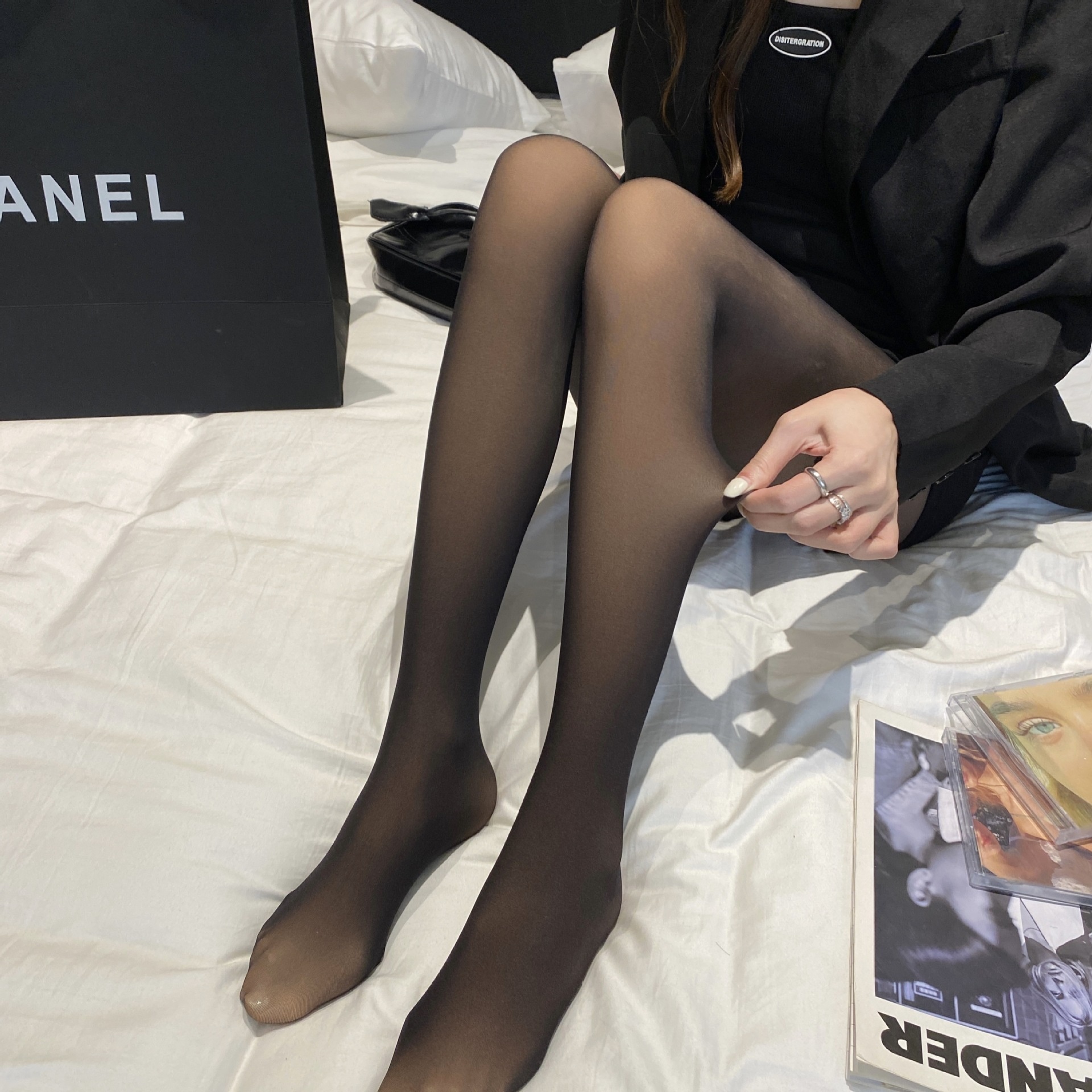 Micisty Dense Xidi Skinny Leg Socks High Pressure Strong Pressure Super Tight Shaping Leggings Pantyhose Four Seasons Skinny Leg Socks