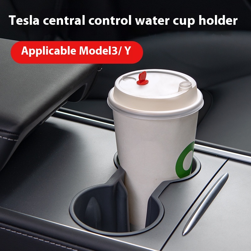 Car Accessories Suitable For Tesla Model3/y Central Control Water Cup Limiter Central Control Cup Holder Holder