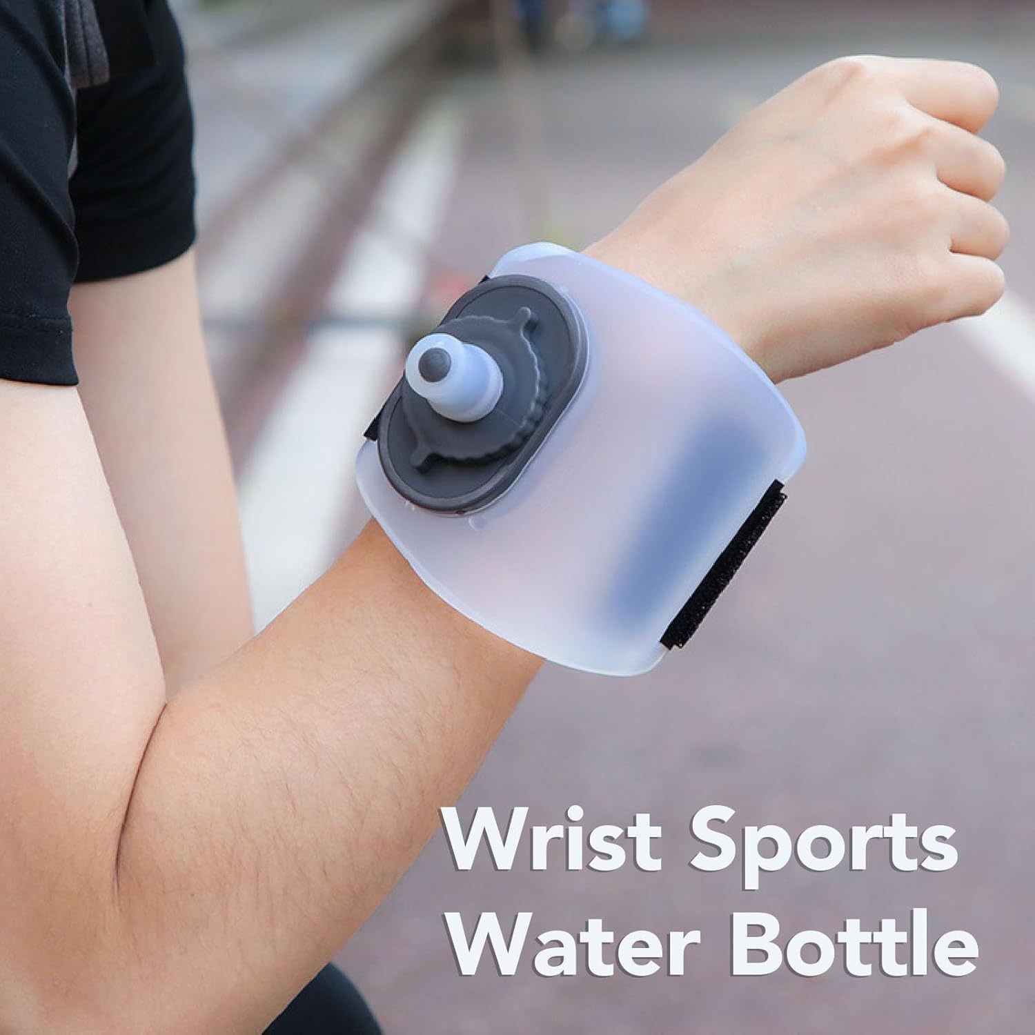 Outdoor Running Silicone Wrist Kettle Fitness Riding Sports Water Cup 200ml Marathon Hydrating Portable Kettle