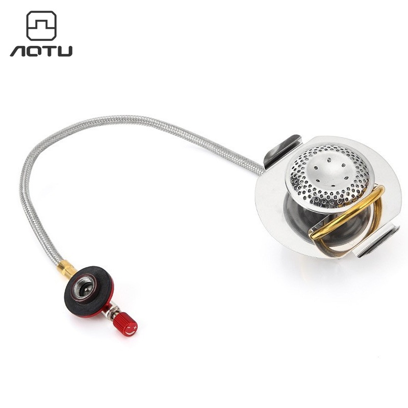 Concave And Convex Mountaineering Camping Picnic Gas Stove Outdoor Portable Barbecue Stove Hot Pot Boiler Foreign Trade AT6371