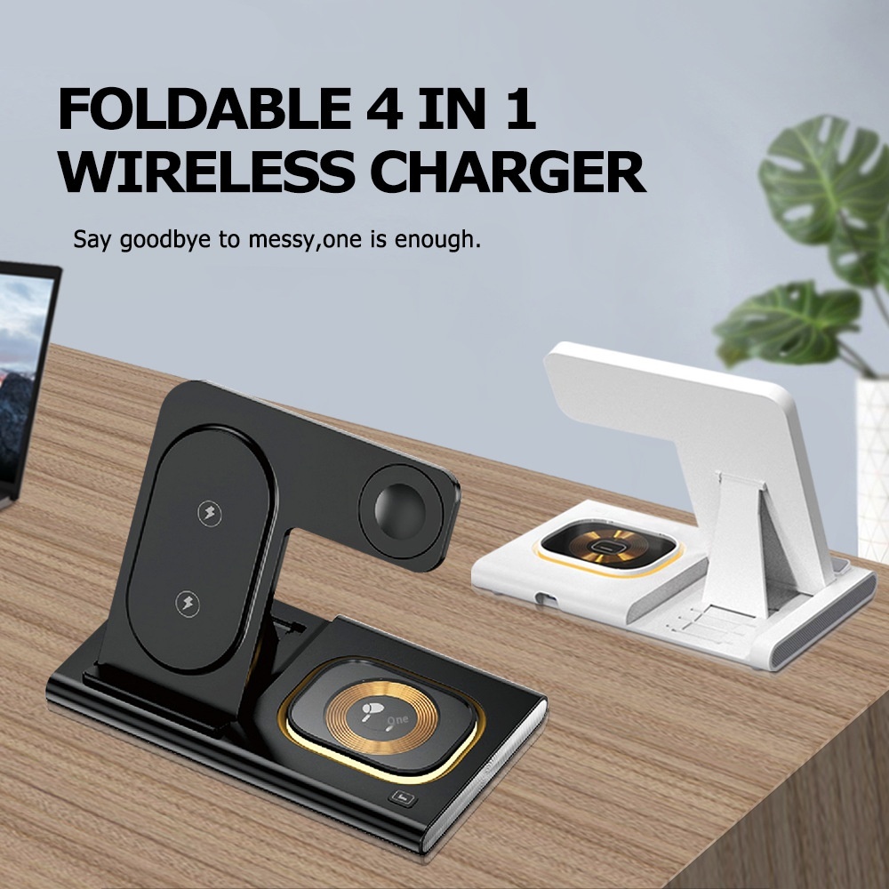 Three-in-one Wireless Charger Supports Fast Charging And Multi-function Wireless Charging