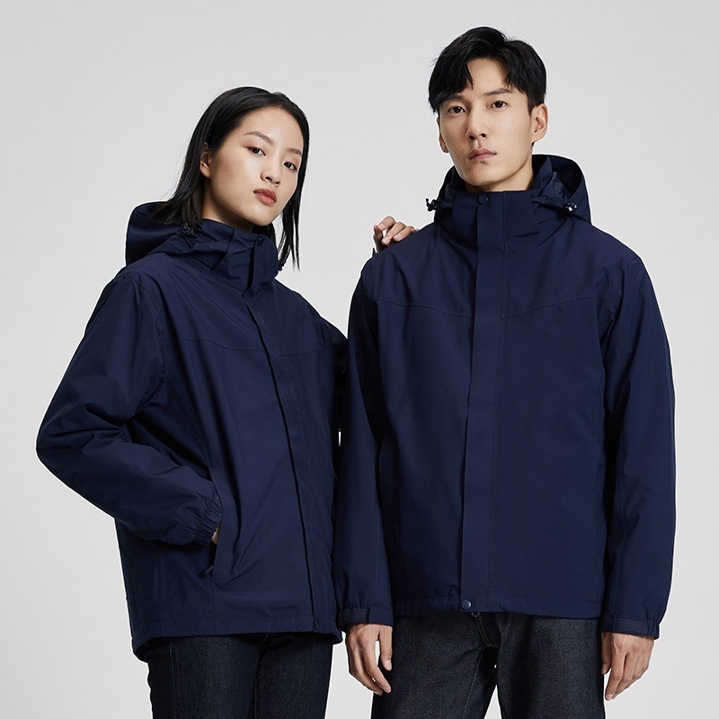 Outdoor Travel Men's And Women's Jackets,Windproof And Waterproof,90%White Duck Down,Fully Heat-sealed,Three-in-one,Two-piece Down Jacket