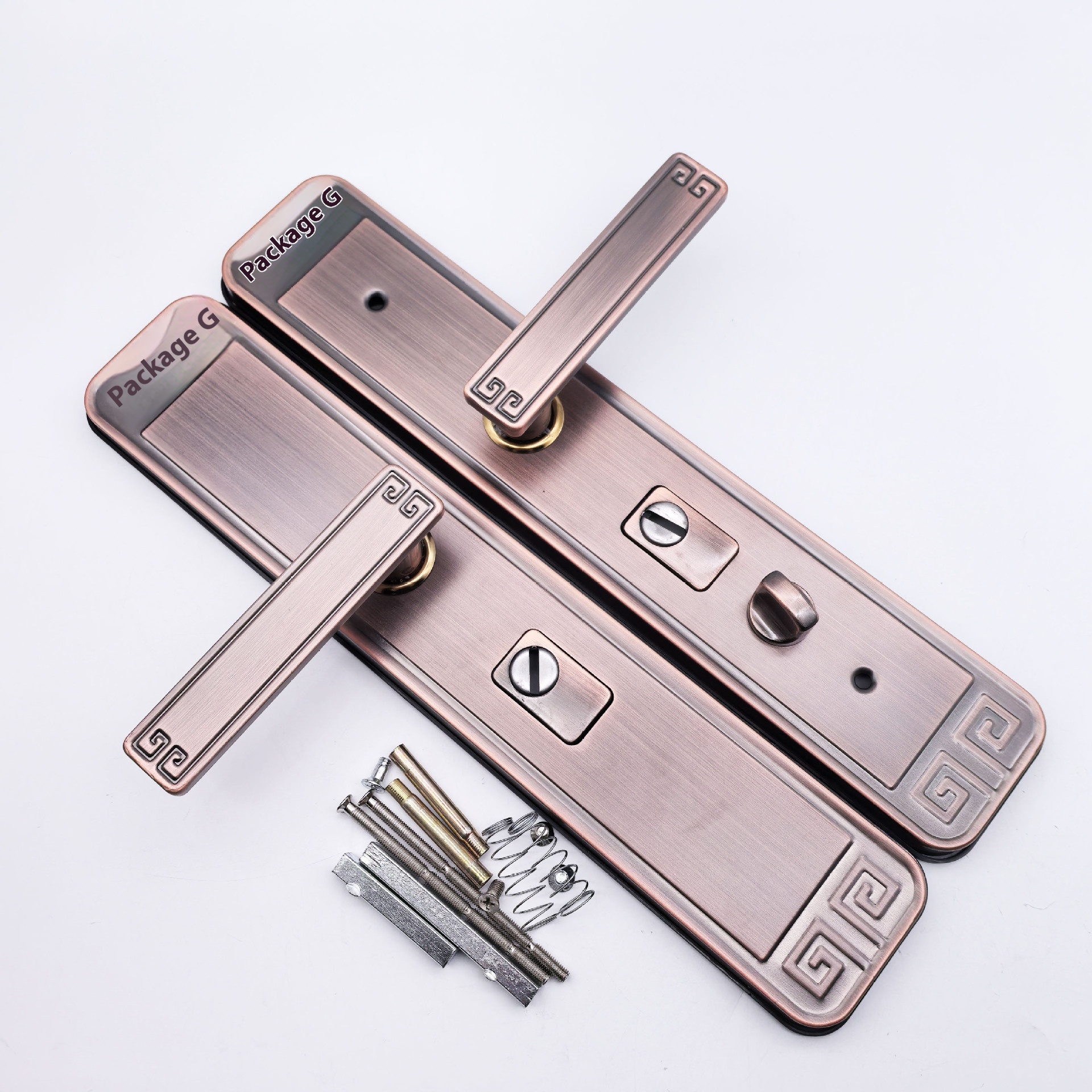 Chinese-style Pressure Lock Anti-theft Door Lock Household Universal Door Handle Entry Handle Door Lock