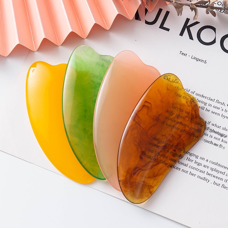 02 Board Large Resin Beauty Massage Scraping Board Facial Special Facial Shaving Board Whole Body