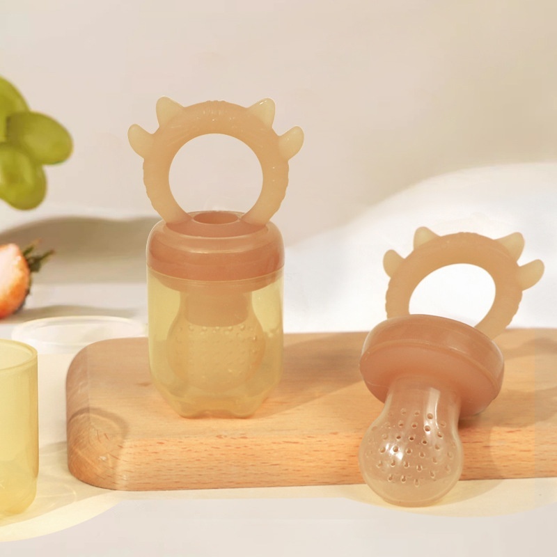 Children's Food Grade Silicone Bites Complementary Food Fruit And Vegetable Complementary Food Device Baby Pacifier Teether Molar Stick
