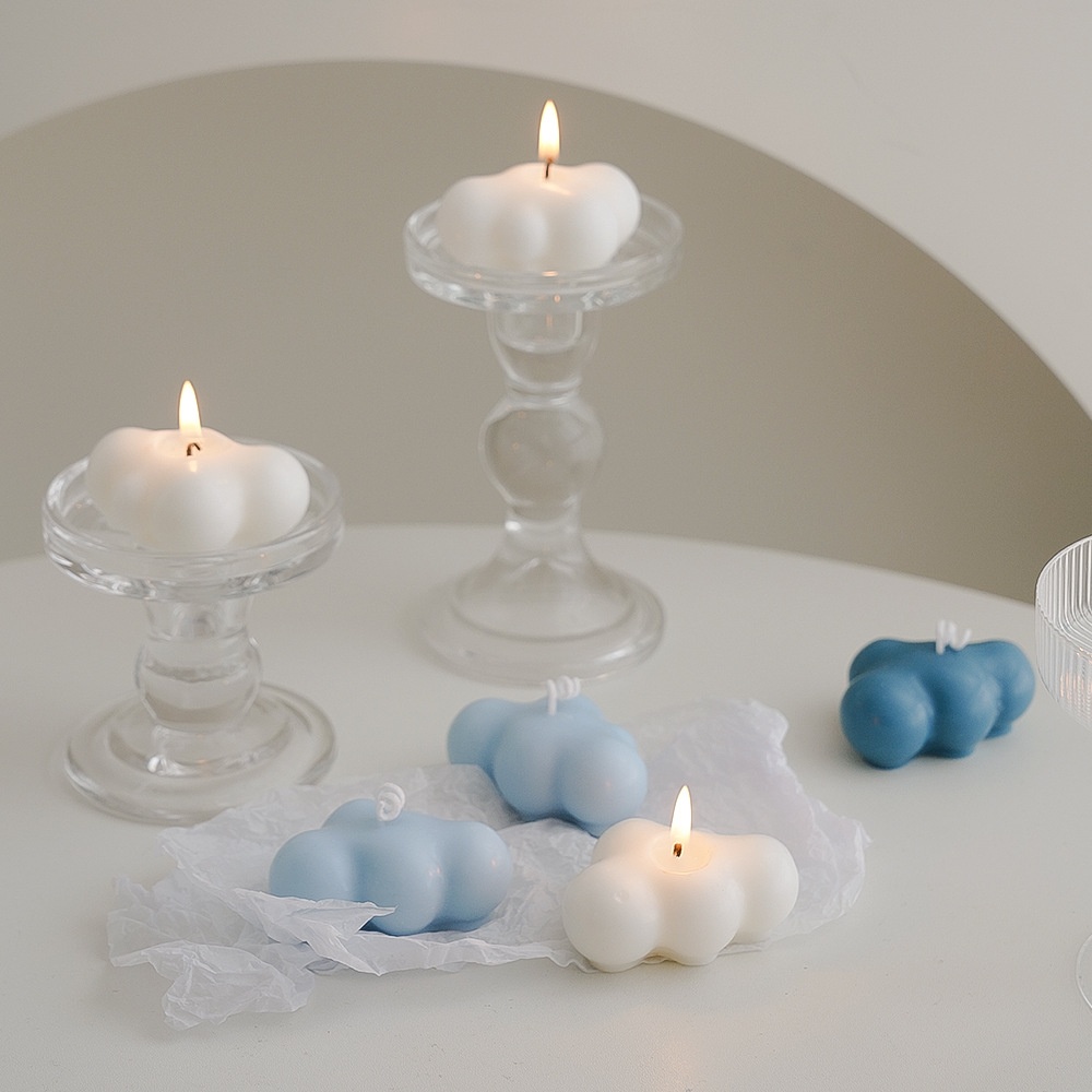 Small Cloud Aromatherapy Candle Room Creative Decoration Gift Cute Diy Handmade Birthday Candle Aromatherapy - 3