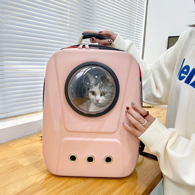 Cat Bag Pet Bag Outdoor Portable Backpack Space Capsule Breathable Four Seasons Cat And Dog Pet Bag