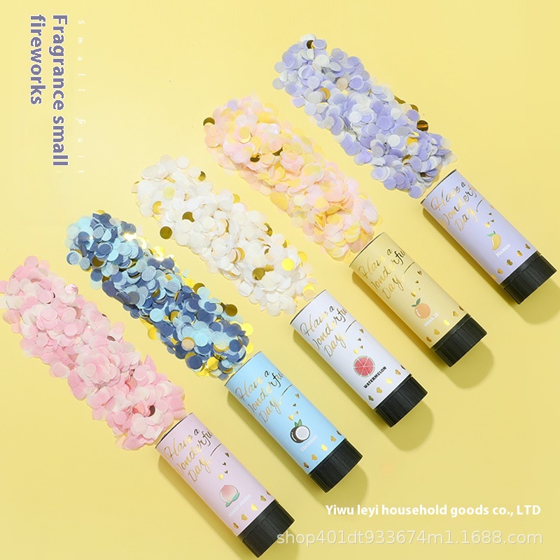 Fragrance Small Fireworks, Fruit Scented Salute, Graduation Season Party, Wedding, Birthday, Hand-twisted Fireworks Spray Tube