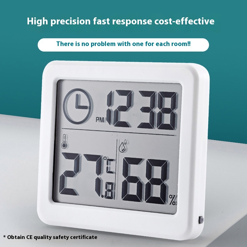 Pandun1cm Thin Simple Smart Home Electronic Digital Thermometer And Hygrometer Household Thermometer Indoor Dry And Hygrometer
