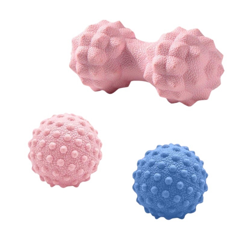 Yoga Fascia Ball Muscle Relaxation Massage Ball Foot Arch Trainer Fitness Plantar Solid Peanut Ball