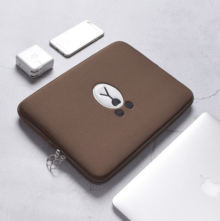 Computer Liner Bag Macbook Tablet Laptop Bag Protective Cover12/13/15 Inch Bear Bag