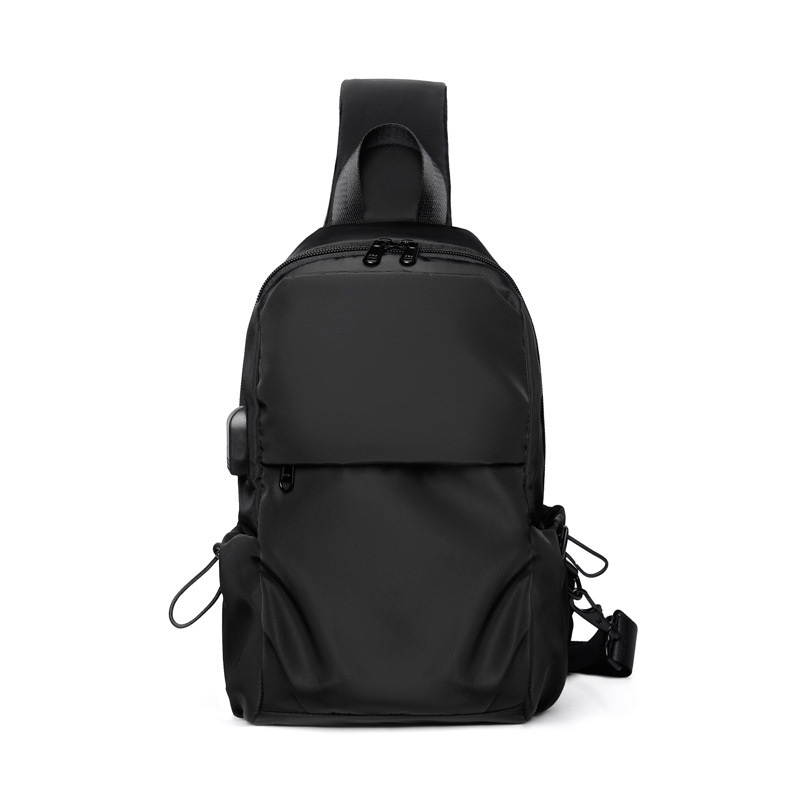 Goods Chest Bag Shoulder Bag Messenger Bag Usb Charging Gift Leisure Sports Backpack