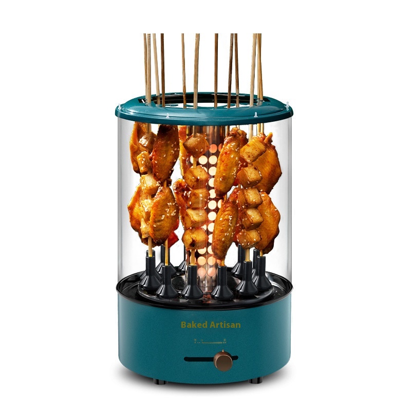 Air Frying And Roasting Machine Household Multifunctional Automatic Smokeless Barbecue Smokeless Kebab Grill Grill Grill Machine Grill