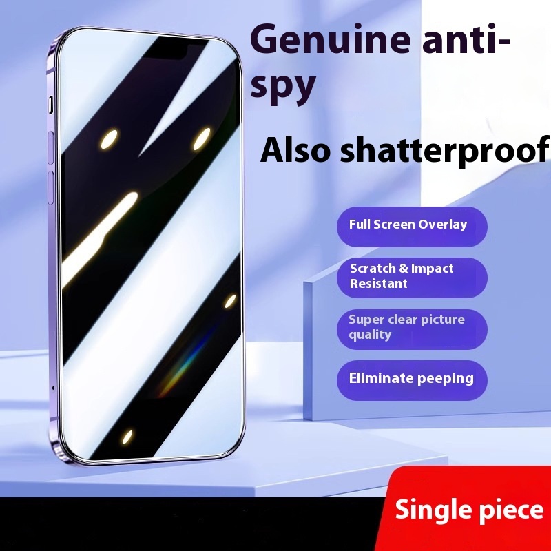 Suitable For Apple 17Pro/16 Tempered Glass Film Iphone15/14 Privacy Film 13Mini Full Screen 12 Phone Film 11
