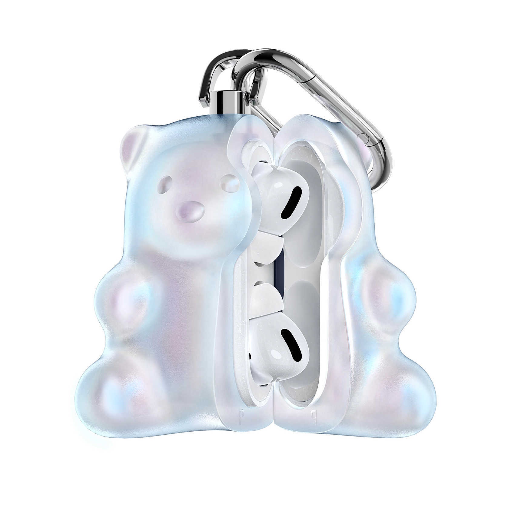 Original Bear Airpodspro2 Apple Earphone Case Hard Glue Colorful Airpods4 Protective Cover