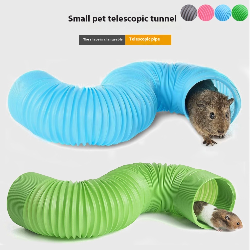 SPet Chinchilla Telescopic Pipe Hamster Channel Ferret Small Pet Runway Toy Supplies