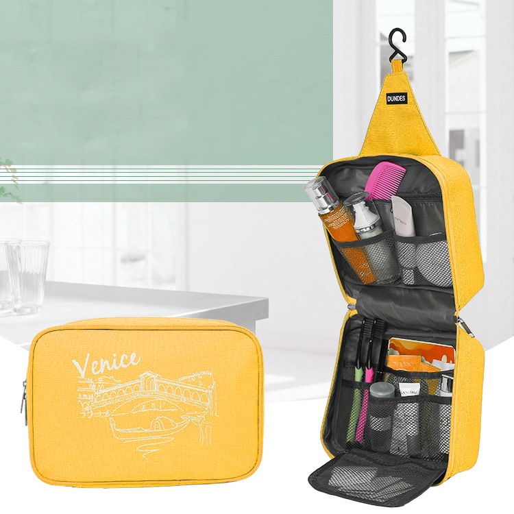 Large Capacity Canal Bag Travel Hanging Waterproof Toiletry Bag Hook Waterproof Cosmetic Bag Storage Bag Finishing Bag