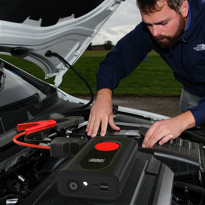 Dianjiangjun1200 ACar Starting Power Charging And Inflating Machine12 VLarge Capacity Starting And Inflating Machine