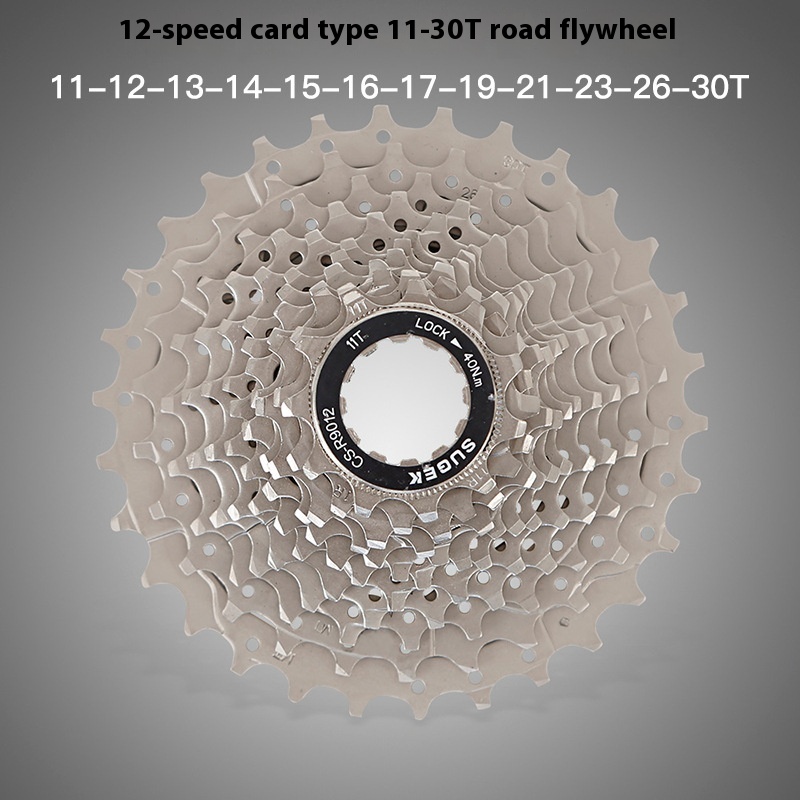 Road Bike Flywheel12 Speed11-30 TCassette Bicycle Flywheel Tower Wheel24 Speed Bicycle Spare Parts