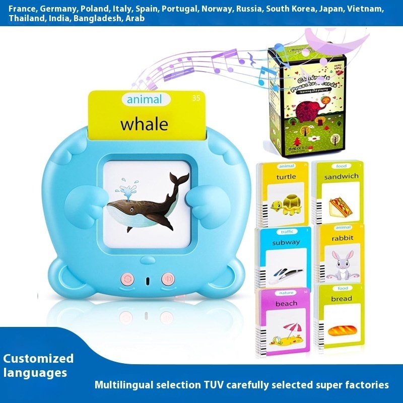 Card Ertion Machine Flash Cards Early Education Card Machine Xiyin Export Kidsren's Educational Flash Memory Card