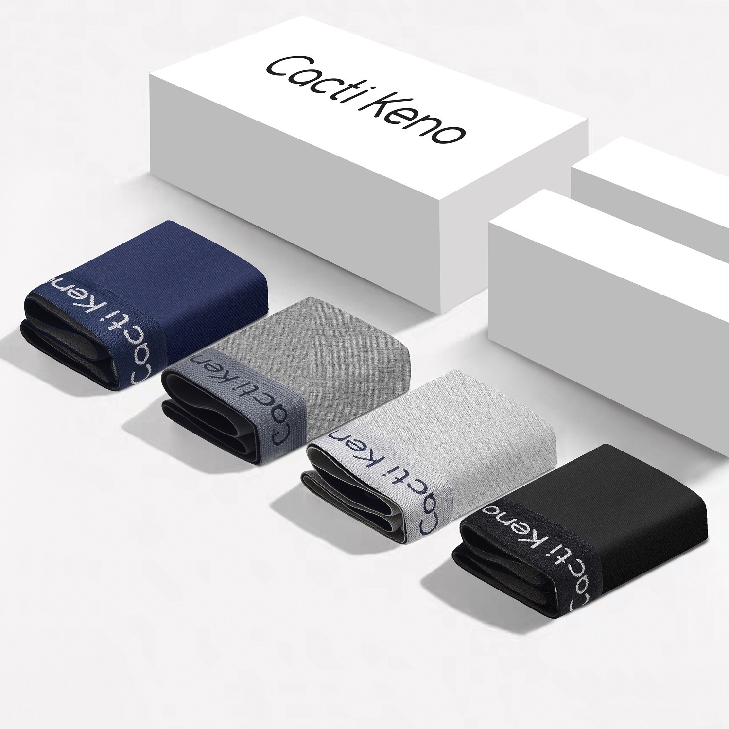 Men's Underwear Pure Cotton Men's Briefs Style Mid-waist Sexy Breathable Large Size Briefs Bag