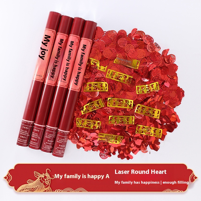 Wedding Cannon Handheld Wedding Opening Ceremony Cannon Wedding Supplies Spray Canister Fireworks