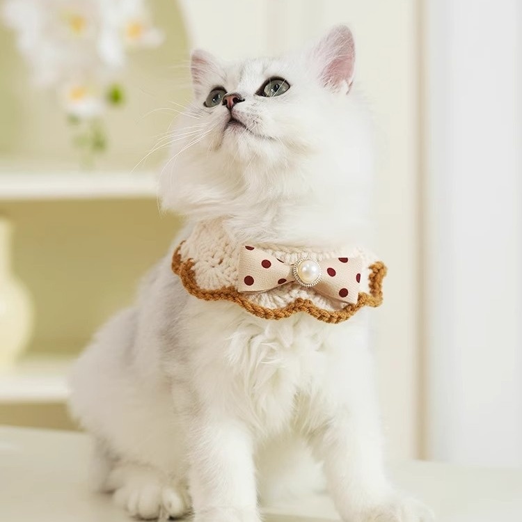 Necklace Bow Tie Pet Collar Cat Collar