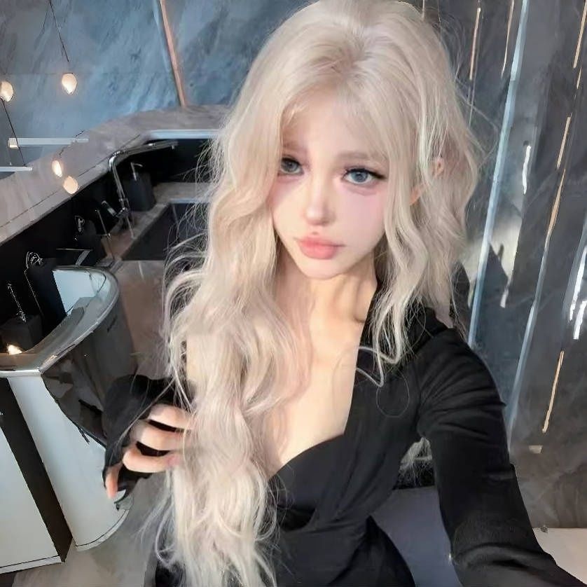 Wig Lace Long Curly Hair Female Big Wave European And American Wig In Stock