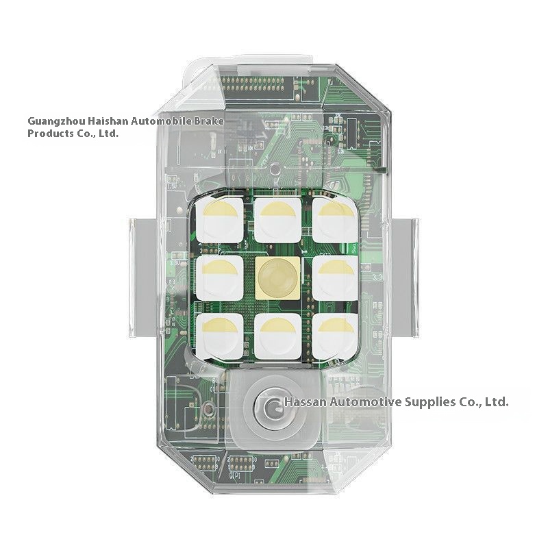 Car Airplane Light Flashing Electric Vehicle Motorcycle Pilot Light Modified Car Decorative Light Center Grille Colorful Warning Light