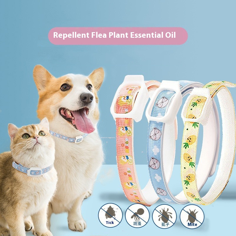 Dog Deworming Collar Cat Anti-flea Four Seasons Universal Medium-sized Dog Pet Flea Collar Pet Supplies Spring And Summer