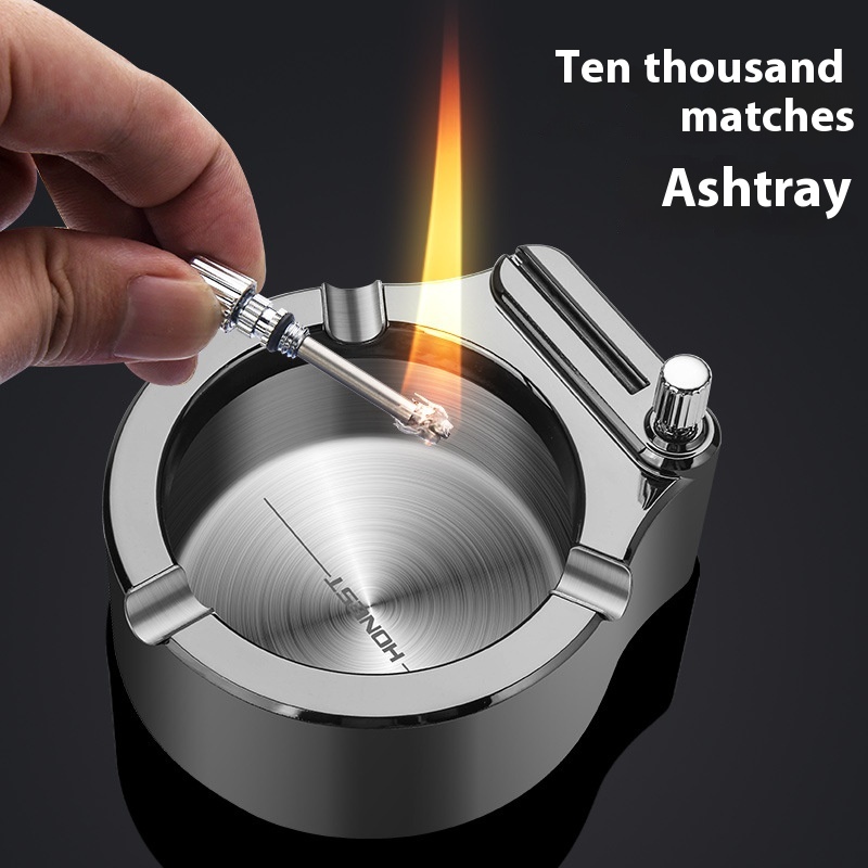 Baicheng Sanyang Wanci Match Ashtray Home Living Room Large Simple Fashion Office Ashtray