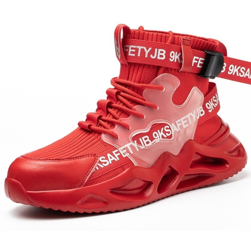 Style Labor Protection Shoes Men's Breathable Safety Work Shoes Steel Toe Caps Anti-smash And Anti-puncture Lightweight And Comfortable Construction Site Shoes